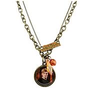 Hunger Games Movie Peeta Mellark Double Chain Necklace